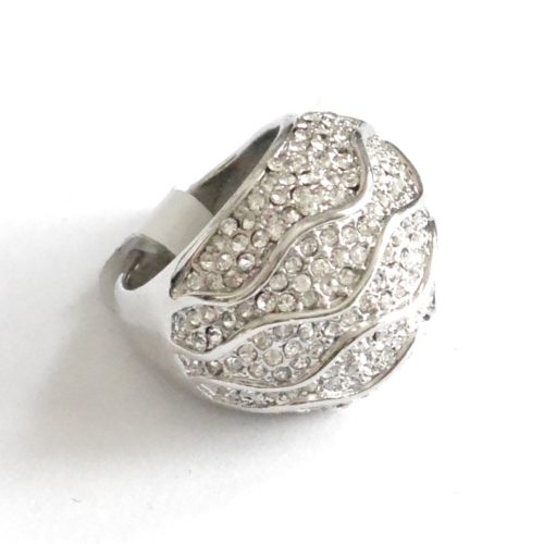 Bague-Rayures-Vagues-Strass-Chic-Argente