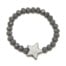 Bracelet-Elastique-Perles-Brillante-avec-Charm-Etoile-Pierre-Effet-Marbre-Gris