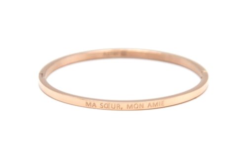 Bracelet-Jonc-Fin-Acier-Or-Rose-avec-Message-Ma-Soeur-Mon-Amie