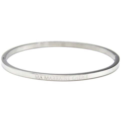 Bracelet-Jonc-Fin-Acier-Argente-avec-Message-Ma-Marraine-Cherie