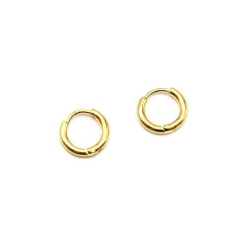 Boucles-dOreilles-Mini-Creoles-13mm-Acier-Dore