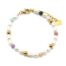 Bracelet-Perles-dEau-Douce-avec-Pierres-Multicolores-et-Billes-Acier-Dore